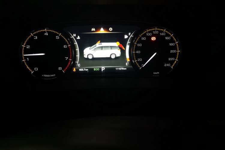 Used GAC Trumpchi M8 2021 Revised Version Lingxiu Series 390T Luxury Edition Odometer Close Up