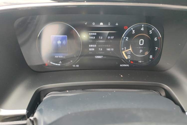 Used GAC Trumpchi M8 2021 Master Series 390T Ultimate Edition Odometer Close Up