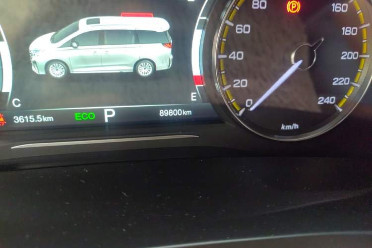 Used GAC Trumpchi M8 2021 Revised Version Lingxiu Series 390T Luxury Edition Odometer Close Up