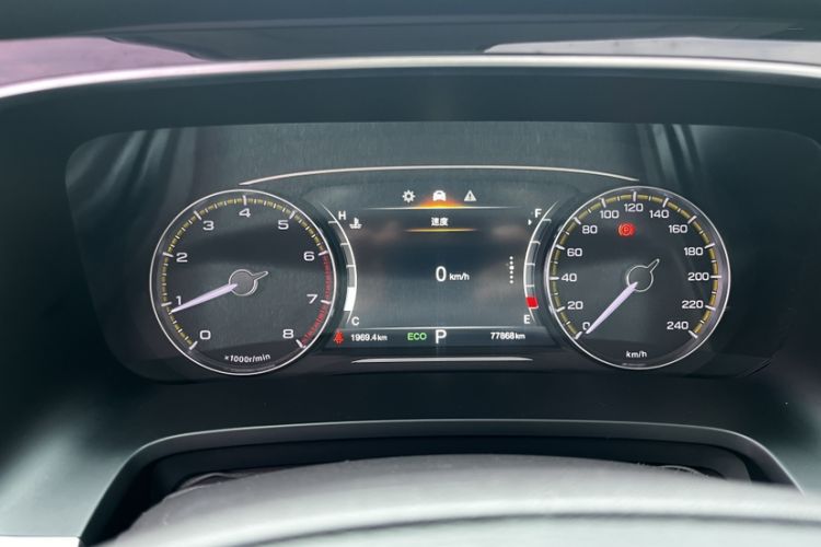 Used GAC Trumpchi M8 2021 Revised Version Lingxiu Series 390T Luxury Edition Odometer Close Up