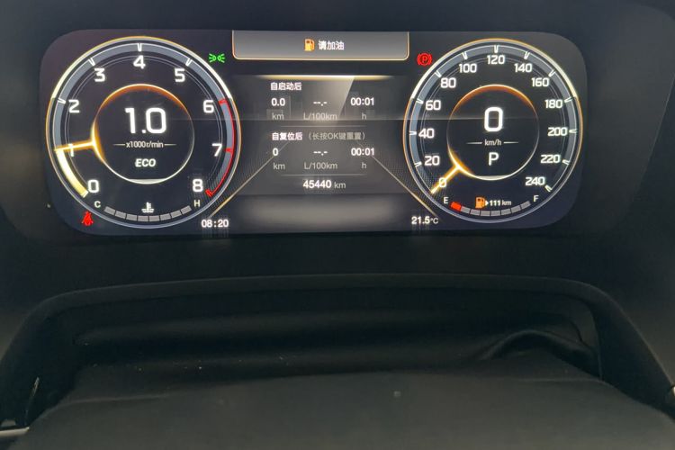 Used GAC Trumpchi M8 2021 Lingxiu Series 390T Ultimate Edition Odometer Close Up