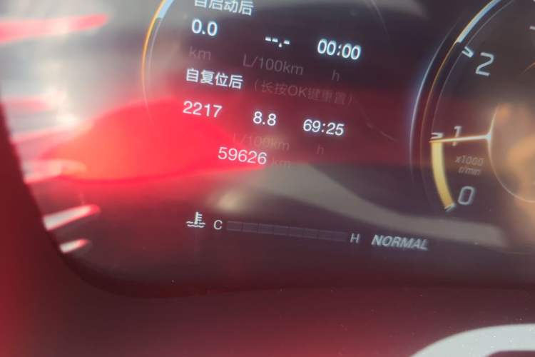 Used GAC Trumpchi M8 2021 Lingxiu Series 390T Deluxe Edition Odometer Close Up