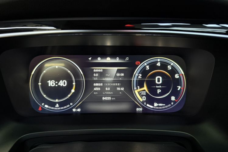 Used GAC Trumpchi M8 2021 Lingxiu Series 390T Deluxe Edition Odometer Close Up