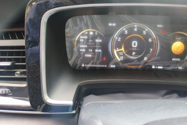 Used GAC Trumpchi M8 2021 Lingxiu Series 390T Deluxe Edition Odometer Close Up