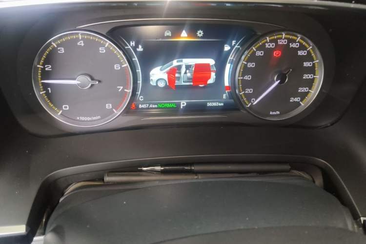 Used GAC Trumpchi M8 2021 Lingxiu Series 390T Deluxe Edition Odometer Close Up