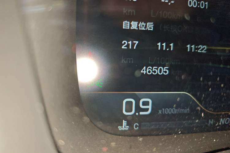 Used GAC Trumpchi M8 2021 Lingxiu Series 390T Deluxe Edition Odometer Close Up