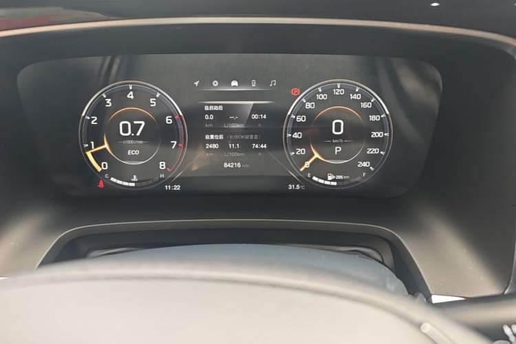 Used GAC Trumpchi M8 2021 Lingxiu Series 390T Ultimate Edition Odometer Close Up