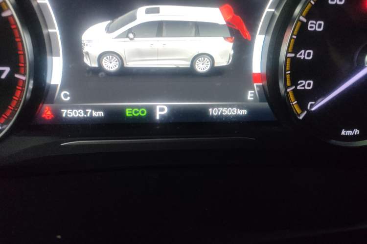 Used GAC Trumpchi M8 2021 Lingxiu Series 390T Luxury Edition Odometer Close Up