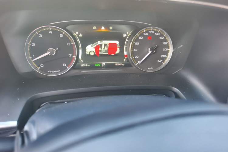 Used GAC Trumpchi M8 2021 Lingxiu Series 390T Deluxe Edition Odometer Close Up