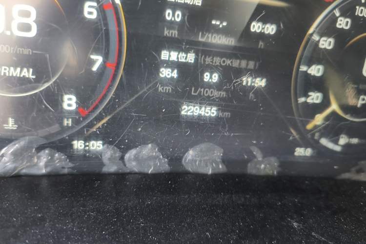 Used GAC Trumpchi M8 2021 Lingxiu Series 390T Ultimate Edition Odometer Close Up