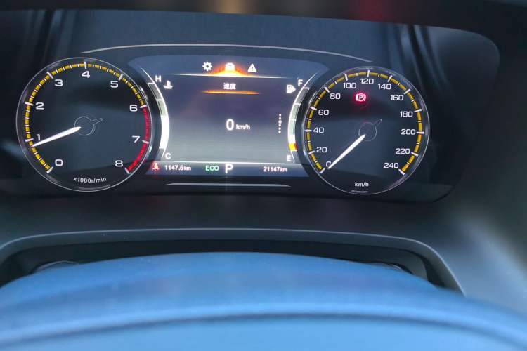Used GAC Trumpchi M8 2021 Revised Version Lingxiu Series 390T Luxury Edition Odometer Close Up