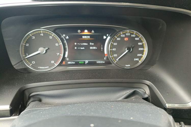 Used GAC Trumpchi M8 2021 Lingxiu Series 390T Deluxe Edition Odometer Close Up