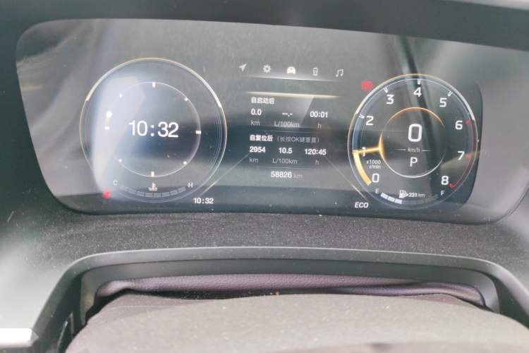 Used GAC Trumpchi M8 2021 Lingxiu Series 390T Deluxe Edition Odometer Close Up