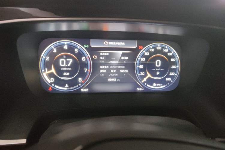 Used GAC Trumpchi M8 2021 Lingxiu Series 390T Deluxe Edition Odometer Close Up