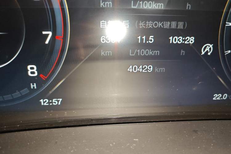 Used GAC Trumpchi M8 2021 Lingxiu Series 390T Deluxe Edition Odometer Close Up
