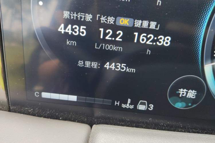 Used GAC Trumpchi M8 2023 Zongshi Series 400T Ultimate Edition Odometer Close Up