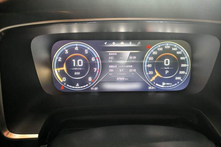 Used GAC Trumpchi M8 2023 Lingxiu Series 390T Prestige Edition Odometer Close Up
