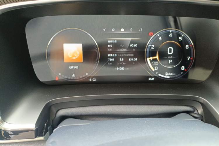 Used GAC Trumpchi M8 2023 Lingxiu Series 390T Prestige Edition Odometer Close Up