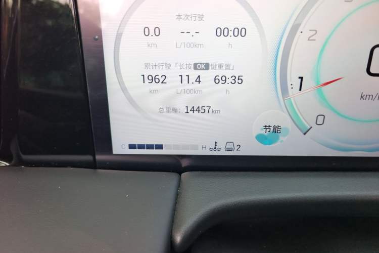 Used GAC Trumpchi M8 2023 Zongshi Series 400T Ultimate Edition Odometer Close Up
