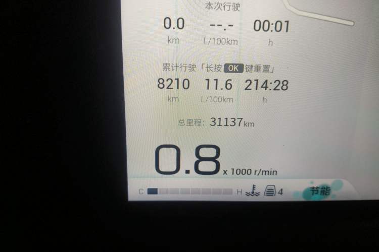 Used GAC Trumpchi M8 2023 Zongshi Series 400T Flagship Edition Odometer Close Up