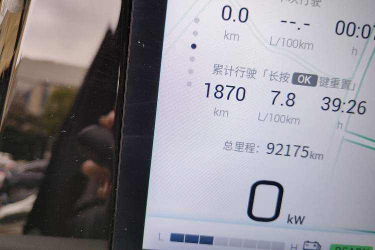Used GAC Trumpchi M8 2023 Zongshi Series Dual-Motor Flagship Edition Odometer Close Up