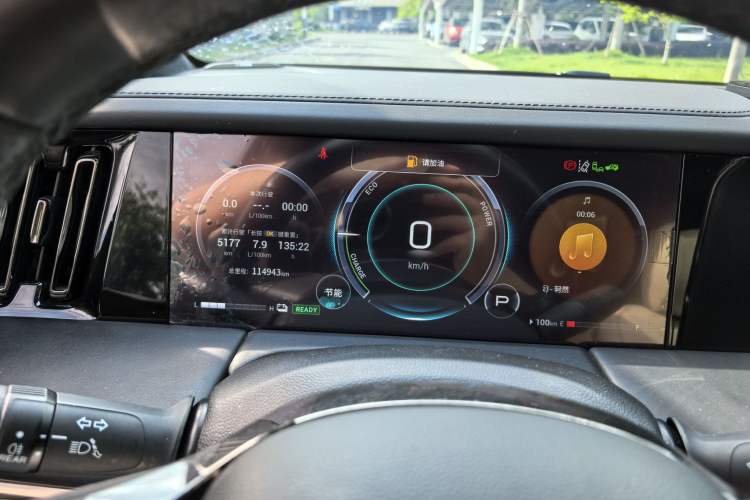 Used GAC Trumpchi M8 2023 Zongshi Series Dual-Motor YuZun Edition Odometer Close Up