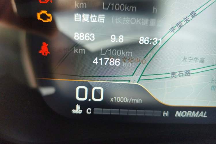 Used GAC Trumpchi M8 2023 Lingxiu Series 390T Prestige Edition Odometer Close Up