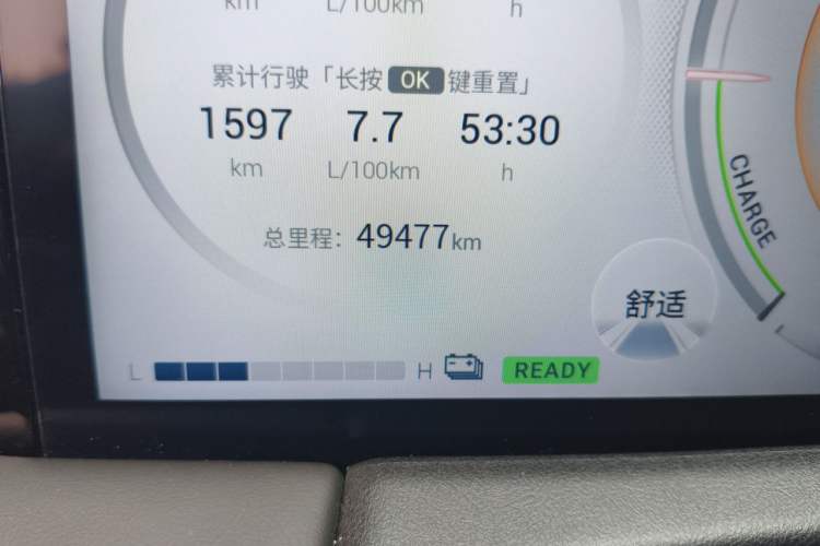 Used GAC Trumpchi M8 2023 Zongshi Series Dual-Motor YuZun Edition Odometer Close Up
