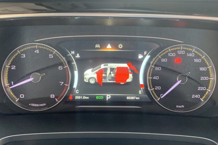 Used GAC Trumpchi M8 2023 Lingxiu Series 390T Deluxe Edition Odometer Close Up