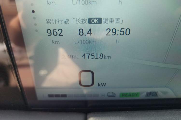 Used GAC Trumpchi M8 2023 Zongshi Series Dual-Motor YuZun Edition Odometer Close Up