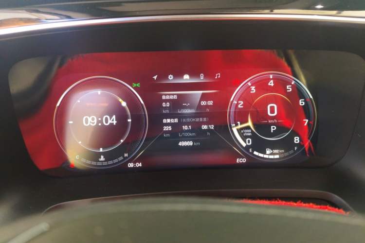 Used GAC Trumpchi M8 2023 Lingxiu Series 390T Prestige Edition Odometer Close Up