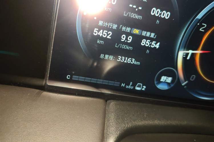 Used GAC Trumpchi M8 2023 Zongshi Series 400T Flagship Edition Odometer Close Up