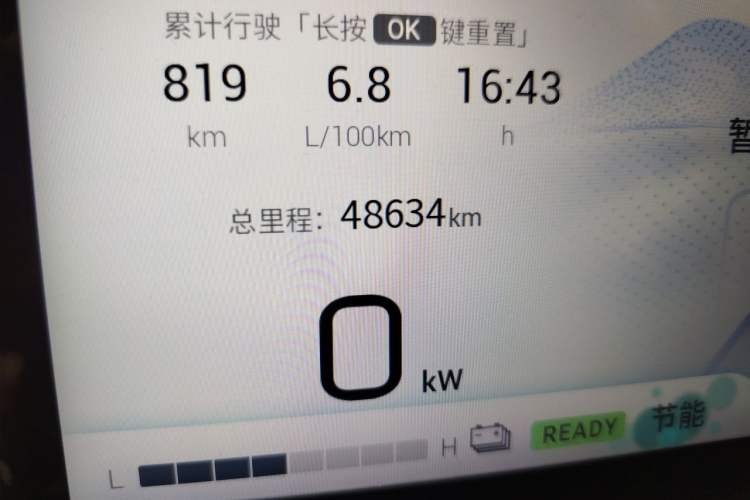 Used GAC Trumpchi M8 2023 Zongshi Series Dual-Motor Supreme Edition Odometer Close Up