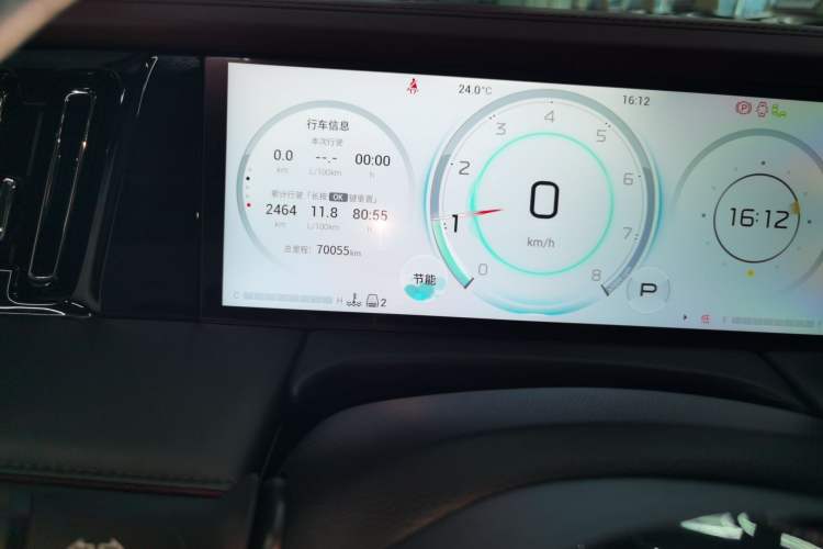 Used GAC Trumpchi M8 2023 Zongshi Series 400T Ultimate Edition Odometer Close Up