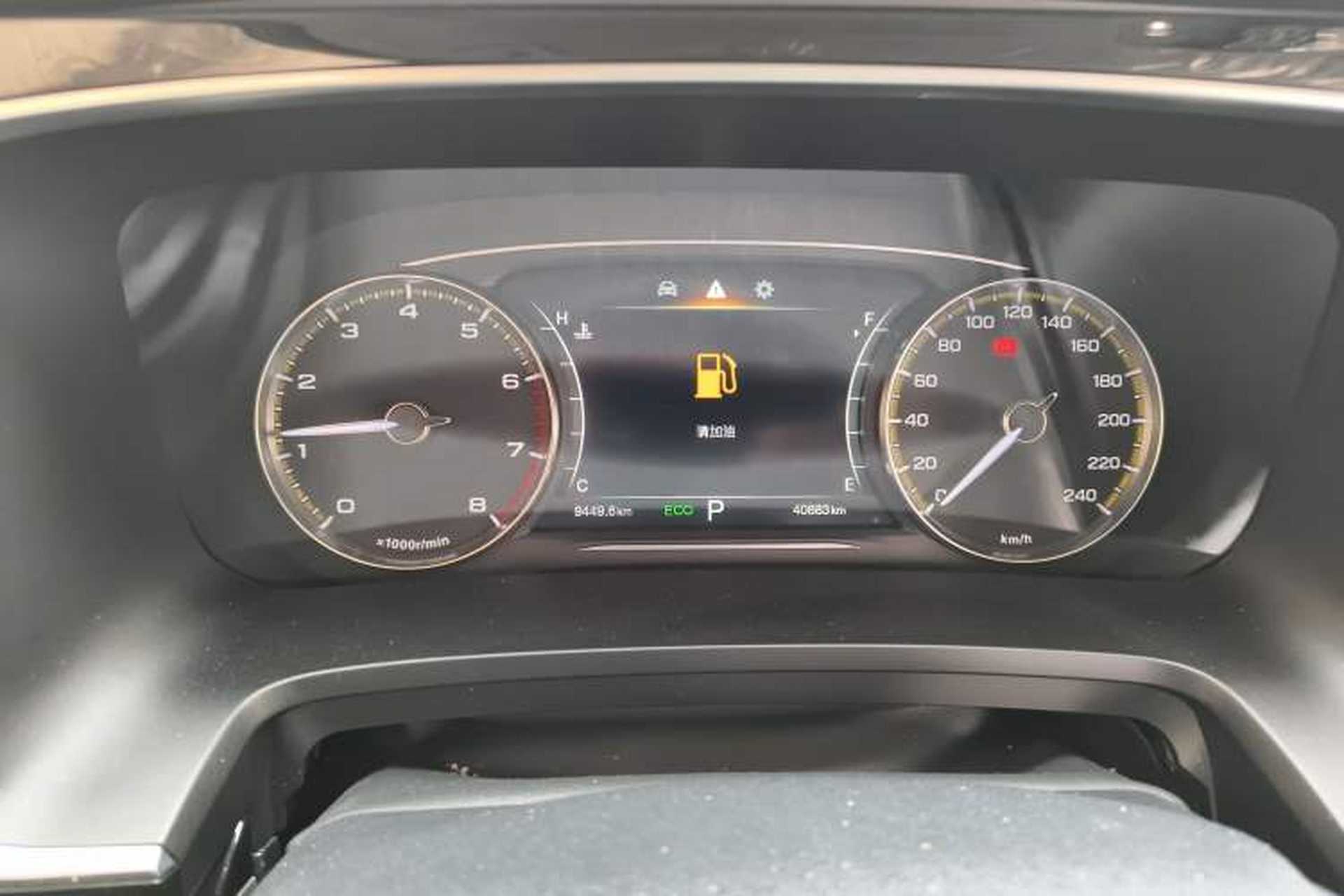 Used GAC Trumpchi M8 2023 Lingxiu Series 390T Luxury Edition Odometer Close Up