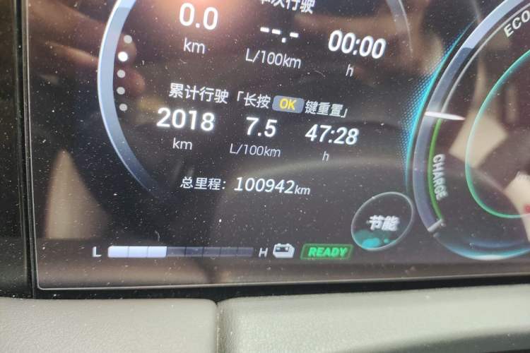 Used GAC Trumpchi M8 2023 Zongshi Series Dual-Motor YuZun Edition Odometer Close Up