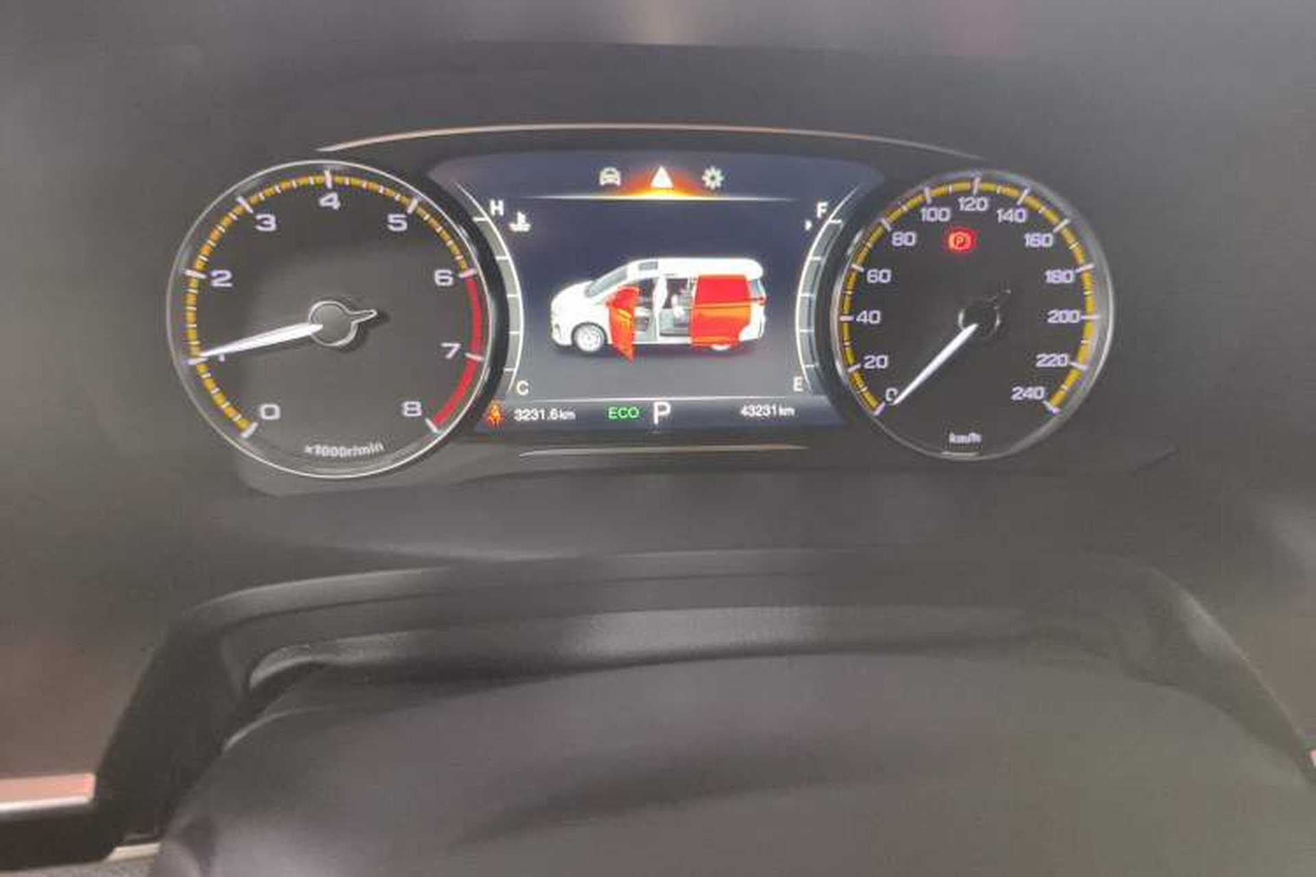 Used GAC Trumpchi M8 2023 Lingxiu Series 390T Luxury Edition Odometer Close Up