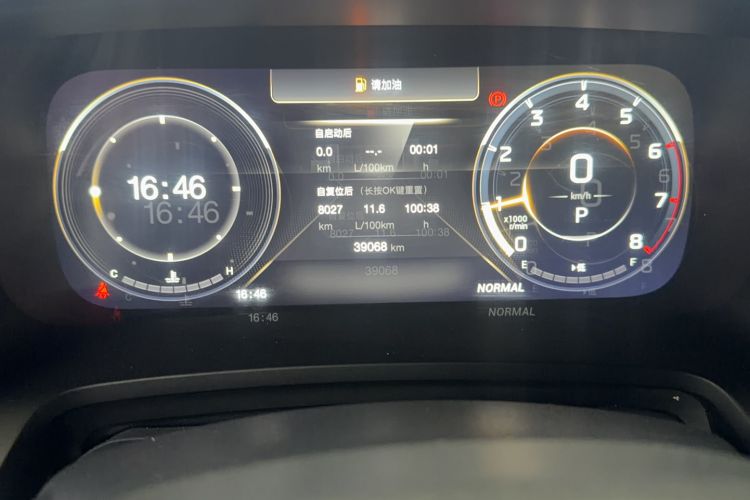 Used GAC Trumpchi M8 2023 Lingxiu Series 390T Prestige Edition Odometer Close Up