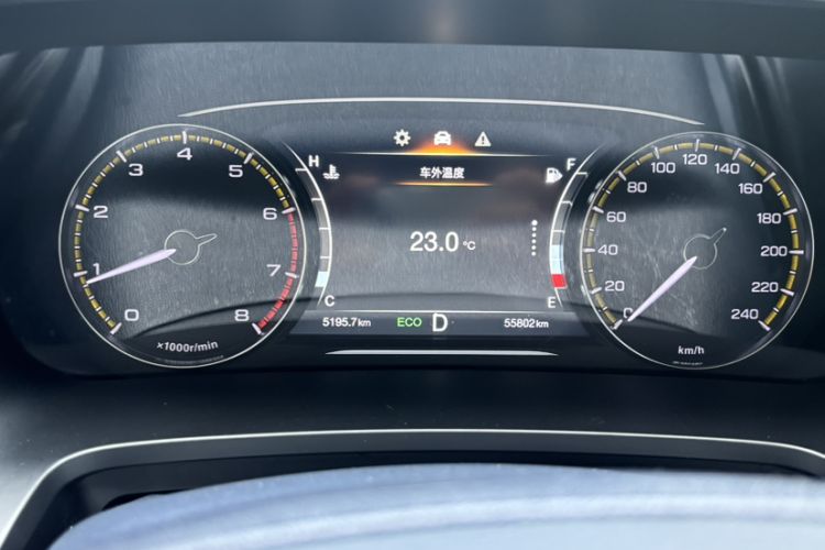 Used GAC Trumpchi M8 2023 Lingxiu Series 390T Deluxe Edition Odometer Close Up