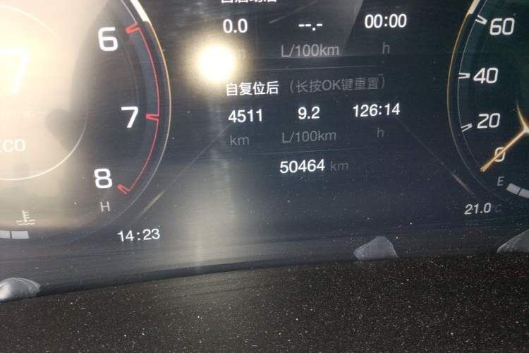 Used GAC Trumpchi M8 2023 Lingxiu Series 390T Prestige Edition Odometer Close Up