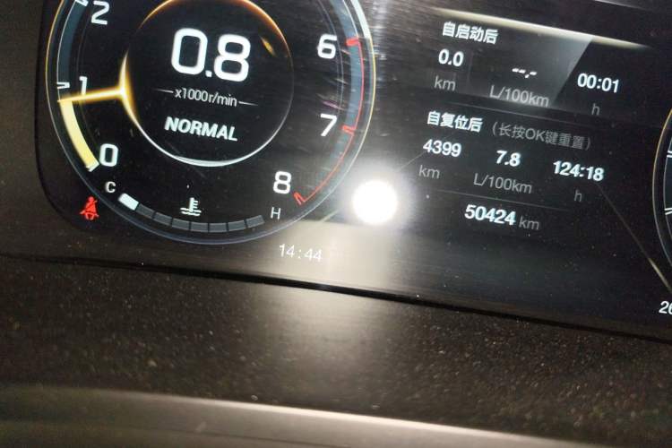 Used GAC Trumpchi M8 2023 Lingxiu Series 390T Prestige Edition Odometer Close Up