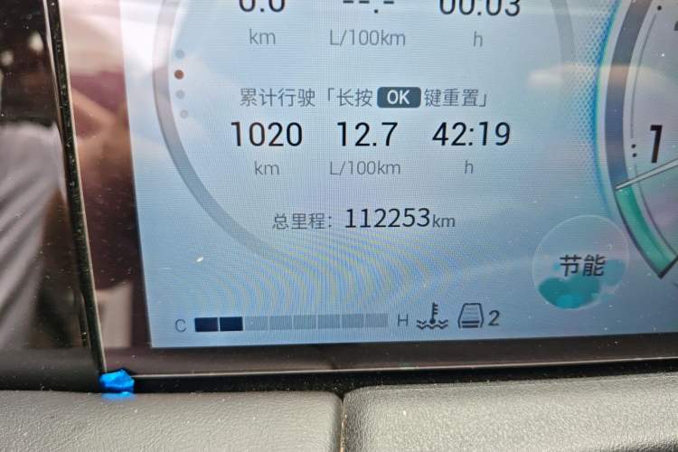 Used GAC Trumpchi M8 2023 Zongshi Series 400T Ultimate Edition Odometer Close Up