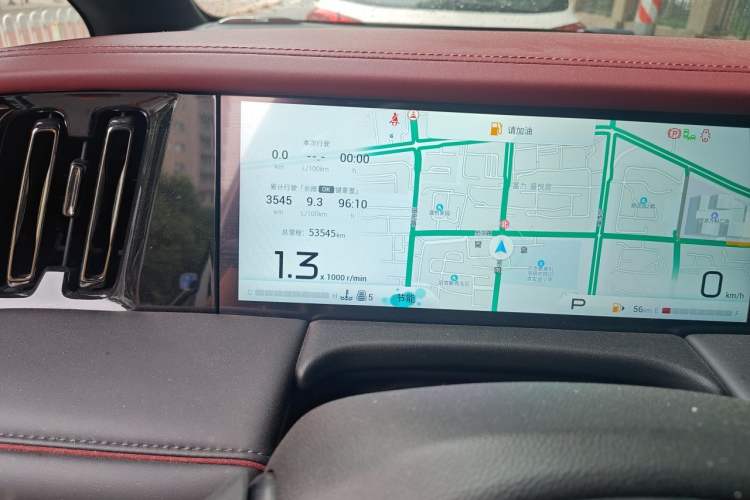Used GAC Trumpchi M8 2023 Zongshi Series 400T Flagship Edition Odometer Close Up
