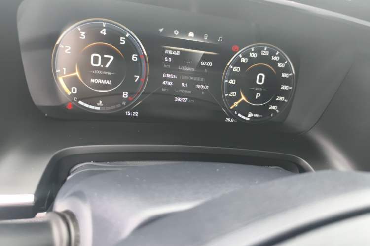 Used GAC Trumpchi M8 2023 Lingxiu Series 390T Prestige Edition Odometer Close Up