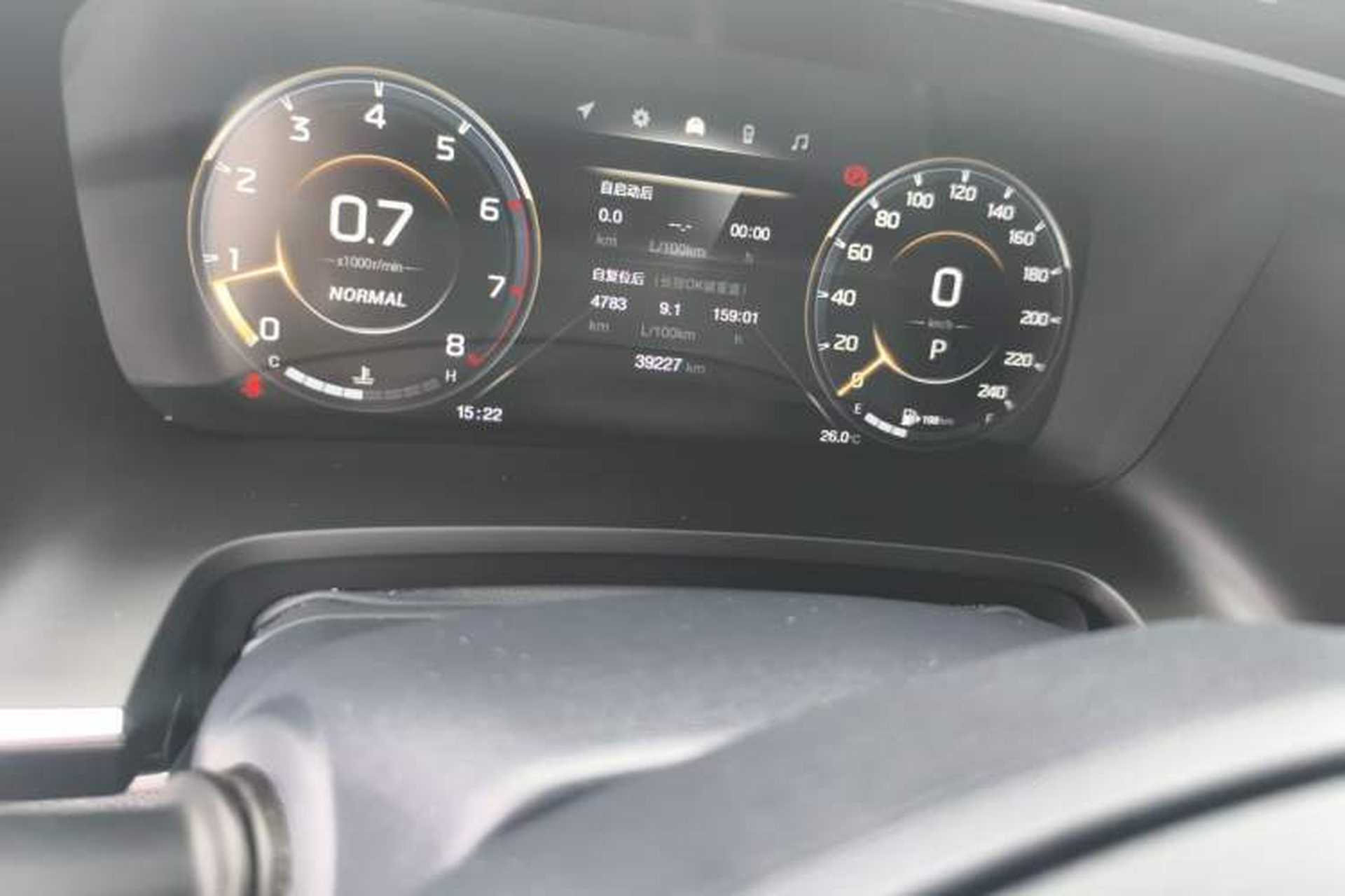 Used GAC Trumpchi M8 2023 Lingxiu Series 390T Prestige Edition Odometer Close Up