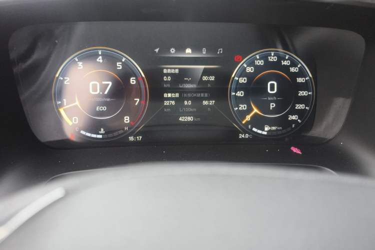 Used GAC Trumpchi M8 2023 Lingxiu Series 390T Prestige Edition Odometer Close Up