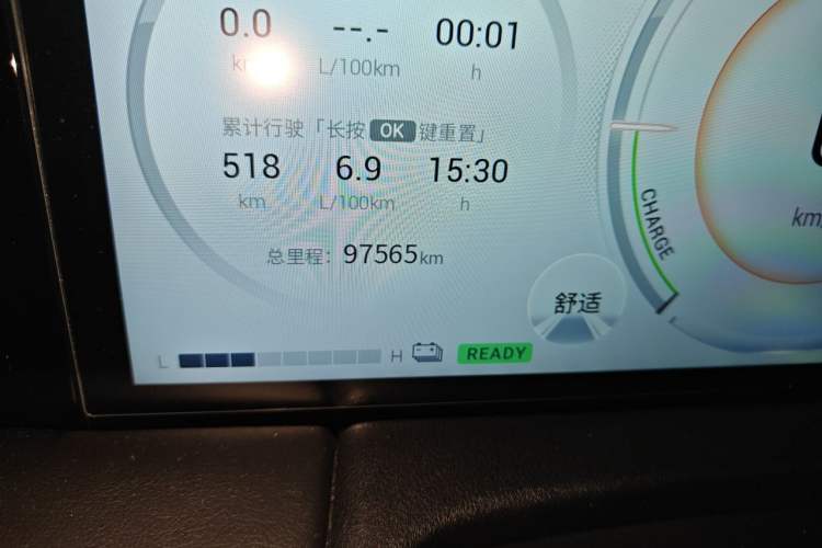 Used GAC Trumpchi M8 2023 Zongshi Series Dual-Motor Flagship Edition Odometer Close Up
