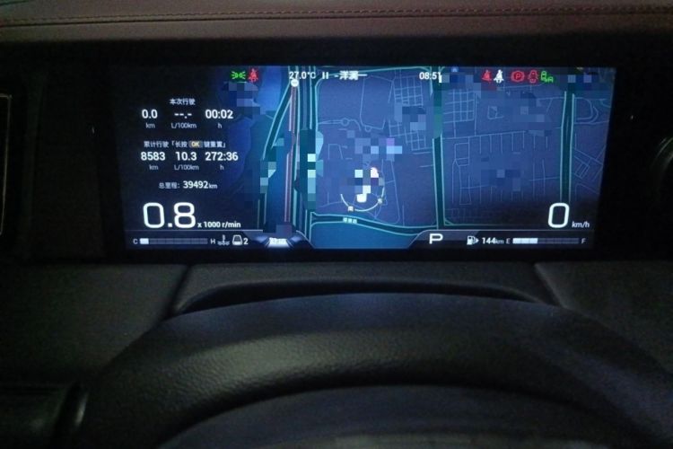 Used GAC Trumpchi M8 2023 Zongshi Series 400T Flagship Edition Odometer Close Up