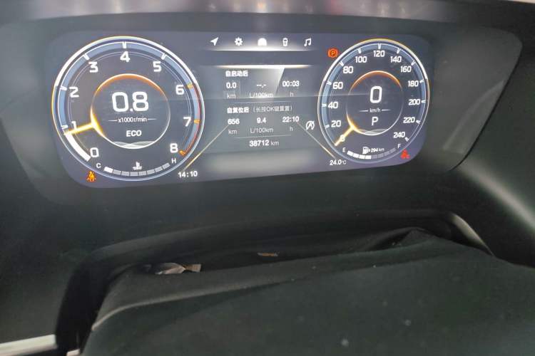 Used GAC Trumpchi M8 2023 Lingxiu Series 390T Ultimate Edition Odometer Close Up