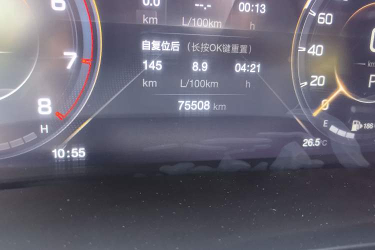 Used GAC Trumpchi M8 2023 Lingxiu Series 390T Prestige Edition Odometer Close Up